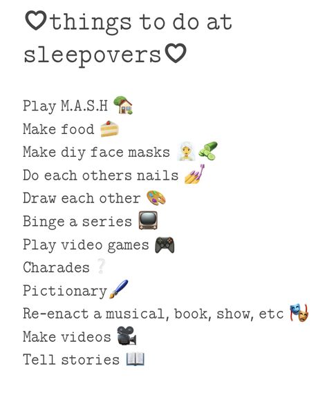 Facetime Sleepover, To Do At Sleepovers, Sleepover Plans, Bestie Sleepover, Fun Sleepover Activities, Sleepover Stuff, Teen Sleepover Ideas, Sleepover Essentials, Fun Sleepover Games