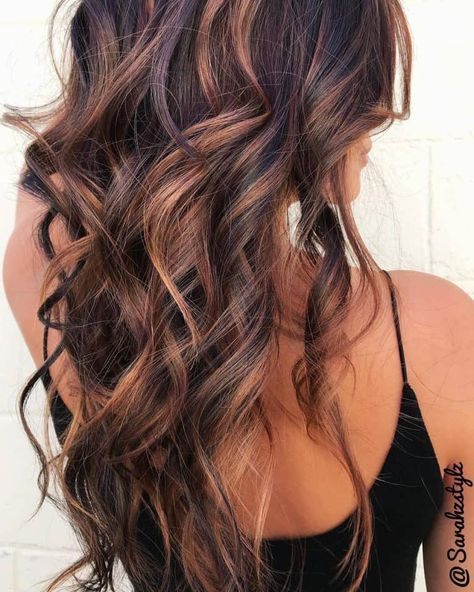 Cinnamon Hair, Rambut Brunette, Fall Hair Color Trends, Fall Hair Color For Brunettes, Winter Hair Color, Hair Color Highlights, Trendy Hair Color, Brown Hair With Highlights, Fall Hair Color