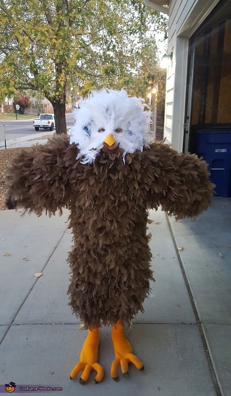 Bald Eagle Costume - Halloween Costume Contest via @costume_works Diy Eagle Costume, Bald Eagle Costume, Eagle Costume, Costume Works, Animal Costumes, Soccer Socks, Halloween Costume Contest, Diy Valentine, Diy Crafts To Do