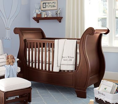 Viking Sleigh Crib for Viking Themed Nursery Brown Crib, Room Brown, Boys Crib, Baby Boy Bedding, Nursery Room Design, Baby Room Design, Brown Furniture, Baby Bedding Sets, Boys Bedding