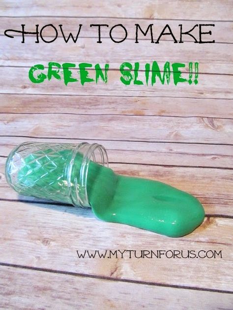 Wie man grünes Schlamm bei http://www.myturnforus.com/2015/03/green-slime.html Green Slime Recipe, March Lessons, How To Make Green, Green Slime, Slime Recipes, How To Make Greens, Homemade Dough, Jar Ideas, Easy Homemade Recipes