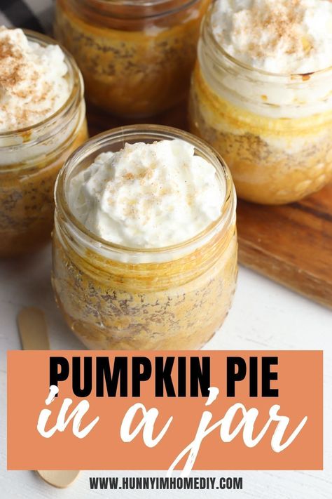 This pumpkin custard recipe is the perfect crustless pumpkin pie recipe! Pumpkin pie in a jar recipe. Easy simple pumpkin dessert recipes. Gluten free pumpkin desserts. Single serve pumpkin desserts. Pumpkin dessert recipes for Thanksgiving. No crust pumpkin pie recipe. Pumpkin pie recipe with condensed milk. Unique pumpkin pie recipe. Gluten free Thanksgiving desserts. Pie In A Jar Recipe, Pumpkin Pie In A Jar, Easy Pumpkin Oatmeal, Gluten Free Desserts Thanksgiving, Easy Pumpkin Recipes Desserts, Delicious Thanksgiving Desserts, Classic Pumpkin Pie Recipe, Pie In A Jar, Mason Jar Recipe