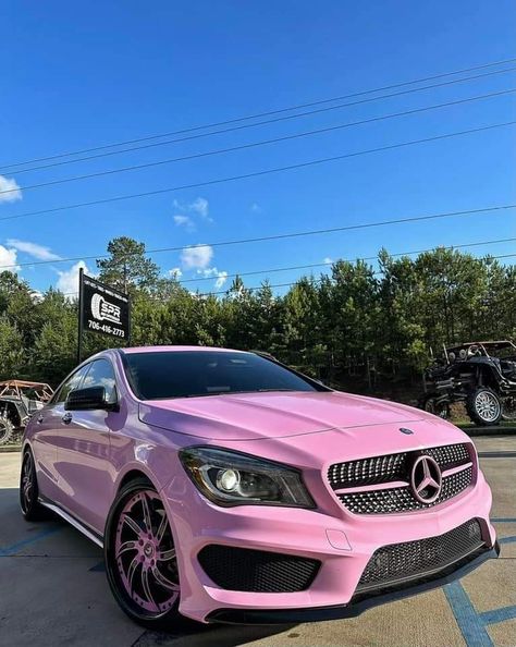 Pink Mercedes Benz, Pink Mercedes, Car Benz, 50 Shades Of Pink, Pink Cars, Dream Cars Mercedes, Benz Mercedes, New Luxury Cars, Top Luxury Cars