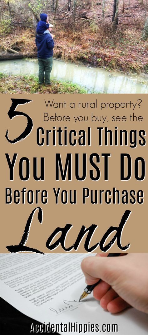 If you want to buy a rural property, make sure you do it right. Doing these five things will ensure you get the land of your dreams without a lot of headaches. Buying Land, Rural Property, Minimalism Home, Homesteading Skills, Exterior Home, Living Off The Land, Home Buying Process, Home Buying Tips, Homestead Survival