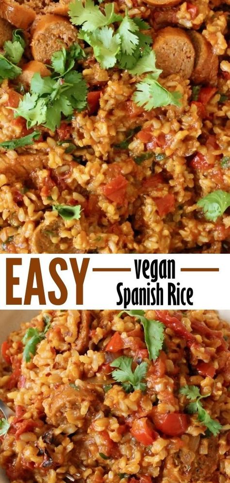 Vegan Spanish Rice, Vegetable Rice Pilaf, Tomato Paste Recipe, Veggie Society, Long Grain Brown Rice, Rice Recipes Vegan, Spanish Rice Recipe, Whole Grain Rice, Vegetarian Mexican