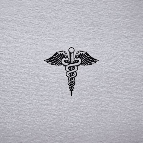 Nursing Symbol Tattoo, Tatuaje Ekg, Healthcare Tattoo, Caduceus Tattoo, Nursing Wallpaper, Pharmacy Art, Doctor Tattoo, Doctor Logos, Nursing Svg