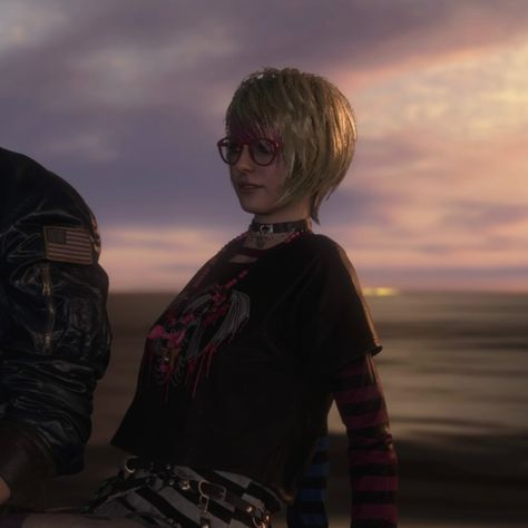 #re4r #leonkennedy #casual #catears #icon #matching Re4 Matching Icons, Claire And Leon Matching Icons, Leon And Ashley Matching Icons, Leon Matching Icons, Leon And Ashley, Cute Headers For Twitter, Cute Headers, Matching Profile, Goofy Pictures