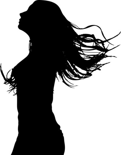 Woman - Free vector clip art image. #BlackAndWhite, #ClipArt, #Free, #People, #PublicDomain, #SVG, #VectorImage, #Women Hair Silhouette, Female Silhouette, Woman Hair, Silhouette Clip Art, Clipart Free, Public Domain Images, Free Pictures, Printmaking, Free Images