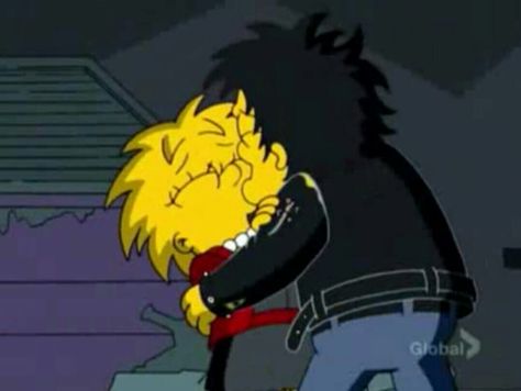 Nelson kisses Lisa #thesimpsons #romance #younglove #rockstar #kiss Lisa Nelson, Simpsons Funny, Sid And Nancy, Maggie Simpson, Andy Williams, Buzz Feed, Simpsons Art, Matt Groening, The Simpson