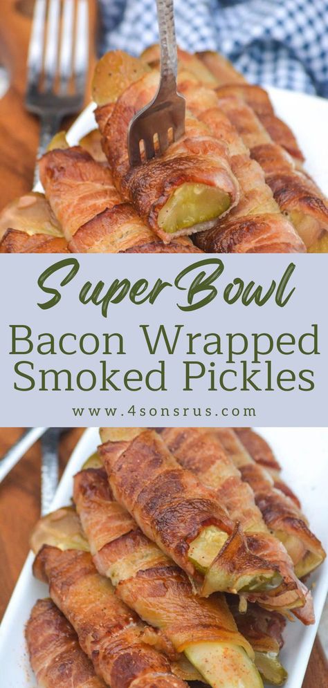 Bacon wrapped smoked pickles are easy to throw together, and the best new way to serve pickles at parties & get togethers. The flavors of wood smoke, bacon & barbecue, and dill blend together seamlessly in these pickle fries to create an epic appetizer that will ‘wow’ any crowd! Get this quick and easy recipe today! Click here. Smoked Bacon Wrapped Grilled Cheese, Smoked Bacon Cheeseburger Pickle Poppers, Smoked Pickle Poppers, Bacon Wrapped Pickles On Smoker, Cold Smoked Recipes, Easy Smoked Recipes, Dinner Ideas For Smoker, Smoked Bacon Wrapped Pickles, Pellet Smoker Appetizers