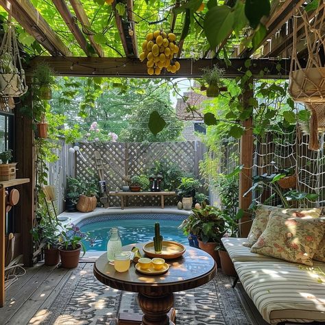 Rental Home Backyard Ideas, Cozy Small Backyard, Boujee Backyard, Cute Backyards, Cozy Backyard Ideas, Tiny Backyard Ideas, Townhouse Backyard Ideas, Backyard Entertaining Area, Patio Aesthetic