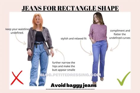 Rectangle Body Type, Blazer For Men Wedding, Rectangle Body Shape Outfits, Jeans Guide, Rectangle Body Shape, Narrow Hips, Mom Jeans Style, Smaller Hips, Athletic Build