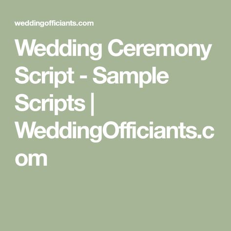 Readings For Wedding Ceremony Funny, Justice Of The Peace Wedding Ceremony, Wedding Ceremony Script Officiant Short, Officiant Wedding Script Friend, Officiant Wedding Script Simple, Wedding Ceremony Introduction Script, Sample Wedding Ceremony Script, Modern Wedding Ceremony Script, Non Religious Wedding Ceremony Script