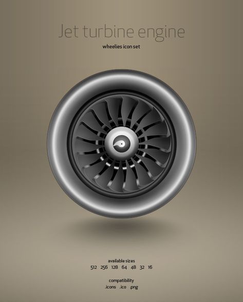 Jet Turbine Engine, Round Icons, Jet Turbine, Turbine Engine, Aircraft Mechanics, Mechanical Power, Mechanical Engineering Design, Flying Vehicles, Airport Design