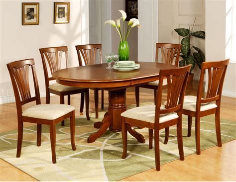 Oval Kitchen Table, Kitchen Dinette Sets, Oval Dining Room Table, Dinette Chairs, Set Meja Makan, Round Dining Table Sets, Round Kitchen Table, Dinette Tables, Solid Wood Dining Set