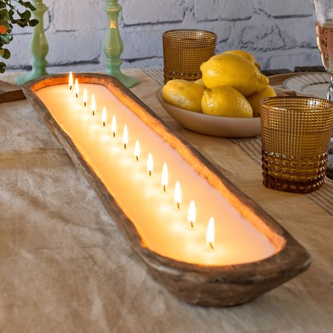 Wooden Candle Carving, Handmade Wooden Candle, Wood Candle Vase, Modern Farmhouse Centerpiece For Round Table, Large Christmas Primative Table Candles, Round Table Centerpieces Wood Candle, Round Dinner Table Centerpiece Farmhouse, Wood Candle Container, Dining Table Centerpiece Everyday Fruits