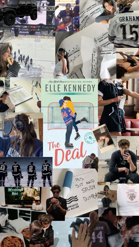 The Deal - Elle Kennedy #thedeal #ellekennedy #offcampus Sports Romance Books Aesthetic, The Deal Book Aesthetic, Offcampus Series, The Deal Aesthetic, Deal Aesthetic, Off Campus Series, The Do Over, Sports Romance Books, Summer Songs Playlist