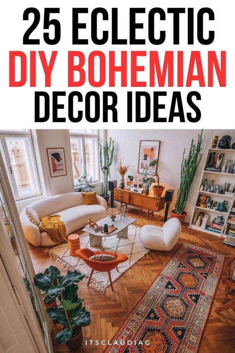 Boohoo Living Room Ideas, Eclectic Boho Decor Living Room, Bohemian Chic Home Decor, Colourful Bohemian Living Room, Bohemian Bungalow Decor, Bohemian Furniture Living Room, Bohemian Lounge Room, 2023 Boho Home Decor, Home Decor Boho Modern