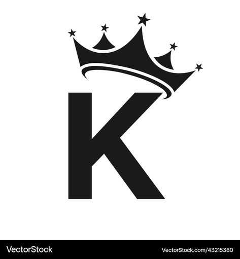 K Crown Logo, Crown Logo, Letter K, Vector Template, Vector Logo, Png Images, Vector Images, Adobe Illustrator, Crown