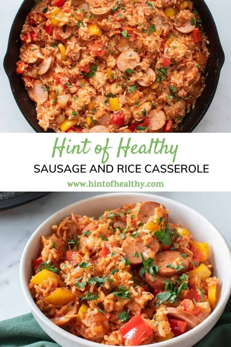 Gluten Free Sausage Casserole, Sausage Rice Casserole Recipes, Leftover Rice Dinner, Sausage Rice Bake, Recipes With Leftover Sausage, Leftover Italian Sausage, Leftover Italian Sausage Recipes, Leftover Rice Recipes Dinners, What To Make With Leftover Rice