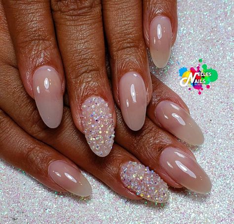 Pixie Nails Design, Pixie Crystal Nails, Pixie Nails, Beyonce Nails, Bella Nails, Crystal Nails, Nails Design, Nude Nails, Nail Artist