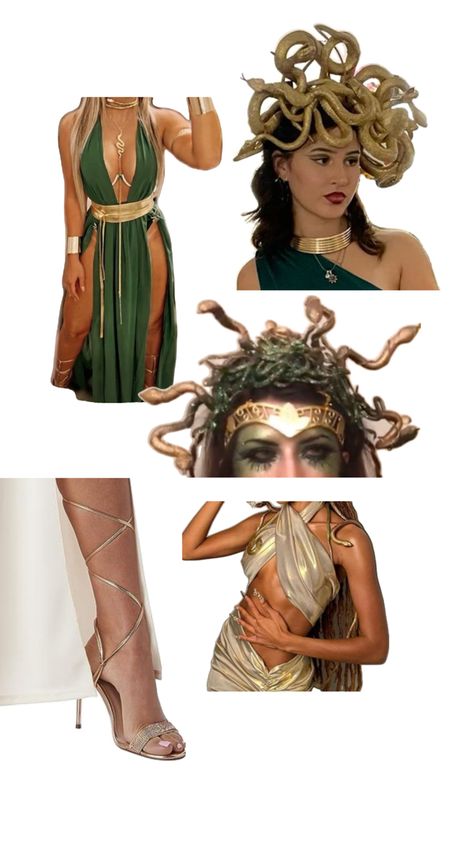 Medusa Halloween Costume, Halloween Party Makeup, Medusa Costume, Holloween Costume, Halloween 4, Halloween Costume Outfits, Easy Costumes, Birthday Halloween Party, Halloween Inspo