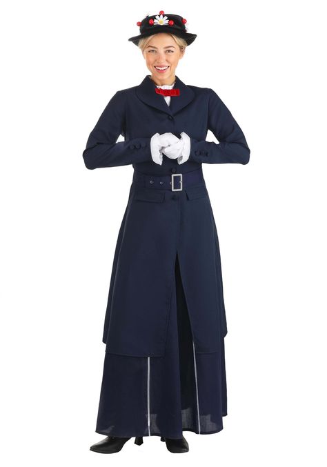 PRICES MAY VARY. Size: Large COSTUME INCLUDES: This Disney's Mary Poppins Costume for adults includes a dress, a jacket, a hat, a belt, and a pair of gloves. FROM FUN COSTUMES: Halloween costumes are what we do and we're always excited to make outfits for the most beloved characters of all time. Now fans of Walt Disney's Mary Poppins can roleplay as the memorable nanny with our exclusive Mary Poppins costume for women. AUTHENTIC DESIGN: We designed this Mary Poppins adult costume to recreate the Mary Poppins Outfit, Mary Poppins Costume, Make Outfits, English Dress, Fun Costumes, Mary Dress, Costume For Women, Red Velvet Dress, Chalk Drawings