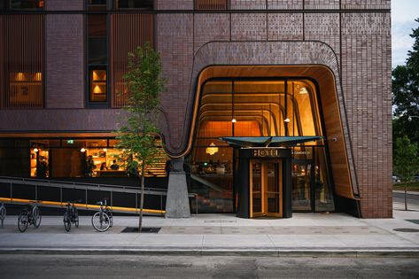 Coin Banquette, Toronto Pictures, Toronto Hotels, Architecture Cool, Brick Works, Glazed Brick, Window Benches, Ace Hotel, Architecture Awards