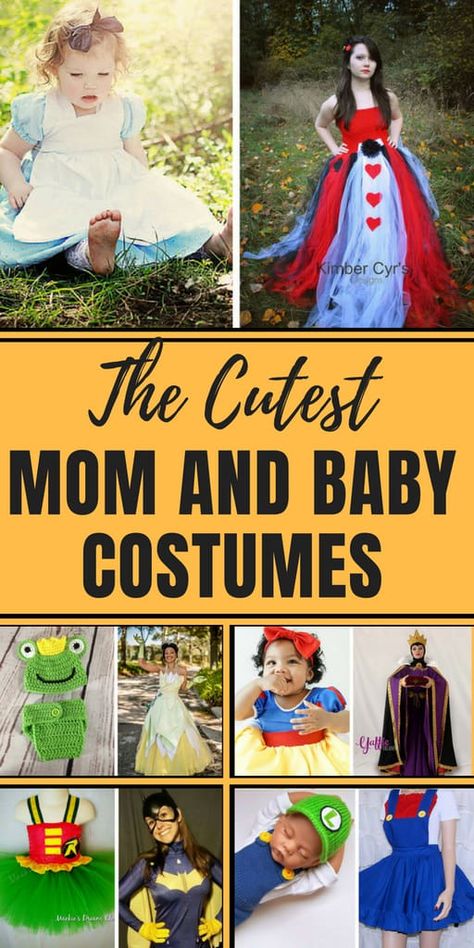 Mom and Baby Halloween Costume Ideas - Mommy Enlightened Toddler Girl Halloween Costume Unique, Mommy And Baby Girl Halloween Costumes, Mama And Baby Halloween Costumes, Mom And Toddler Halloween Costumes, Mom Daughter Halloween Costumes, Mom And Daughter Costumes Halloween, Mommy And Baby Halloween Costumes, Mom Baby Halloween Costumes, Baby First Halloween Costume Girl