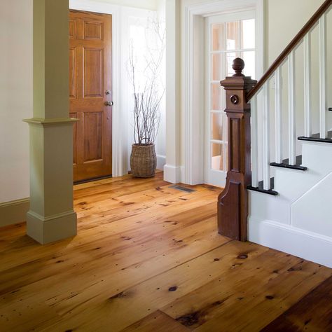 Pine Wood Flooring, Pine Flooring, Rustic Wood Floors, Fresh Farmhouse, Wood Floors Wide Plank, Wide Plank Flooring, Pine Floors, White Pine, Rustic White