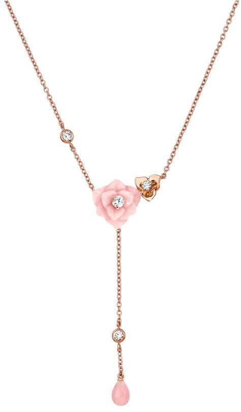 Piaget Rose #necklace in rose gold, diamonds and opal Piaget Rose, Chanel Pearl Necklace, Piaget Jewelry, Lance Armstrong, Genuine Pearl Necklace, Chanel Pearl, Rose Diamond, Simple Pearl, Gold Diamond Necklace