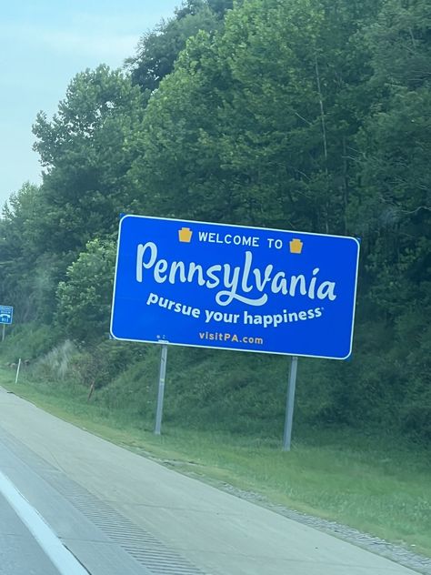 Welcome To Pennsylvania Sign, Living In Pennsylvania, Philadelphia Pennsylvania Aesthetic, University Of Pennsylvania Aesthetic, Upenn Aesthetic, Pennsylvania Road Trip, Pennsylvania Aesthetic, Kalahari Water Park, Pennsylvania Countryside