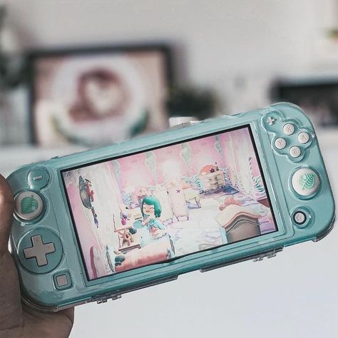 Switch Aesthetic, Nintendo Lite, Turquoise Aesthetic, Cozy Gaming, Aesthetic Objects, Nintendo Switch Lite, Retro Gadgets, Nintendo Switch Accessories, Switch Lite