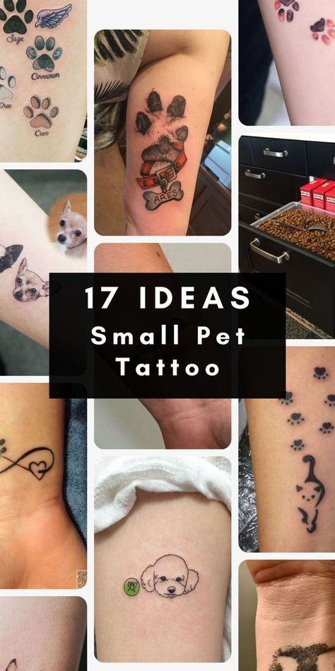 Looking for a way to honor your pet's spirit? Consider a pet-themed tattoo as a timeless tribute. #SpiritTribute #PetTattoo Animal Memory Tattoos, In Memory Dog Tattoo Ideas, Shih Tzu Memorial Tattoo, Fur Mom Tattoo, Small Dog Tattoos For Women Simple, Small Pet Tattoo Ideas, Multi Pet Memorial Tattoo, In Memory Of Pet Tattoo, Dog Rescue Tattoo Ideas