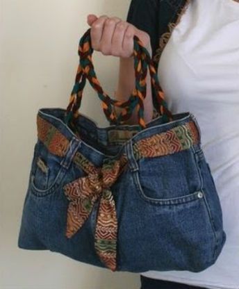 Återvinna Jeans, Artisanats Denim, Jean Diy, Tas Denim, Jean Bag, Jean Purses, Diy Jeans, Jean Purse, Blue Jeans Crafts