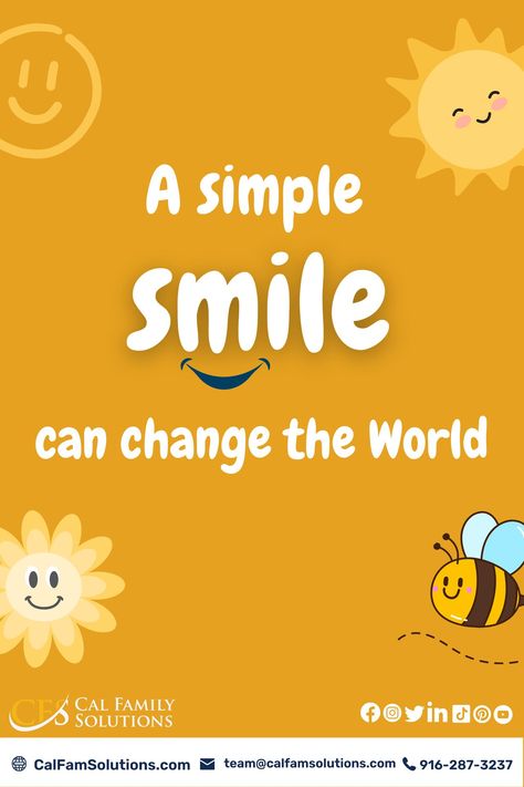 Smile big, smile bright. Stay happy and Enjoy. Happy National Smile Day! 😊😀😄😍 National Smile Day, Smile Day, Learning English For Kids, Divorce Attorney, Stay Happy, Learning English, Holiday Greetings, Change The World, Learn English