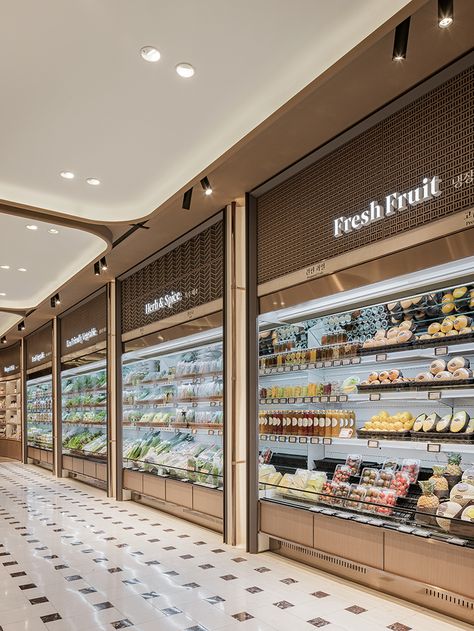 Supermarket Design Interior, Store Architecture, Grocery Supermarket, Grocery Store Design, Commercial And Office Architecture, Warehouse Design, Supermarket Design, Pharmacy Design, Mall Design