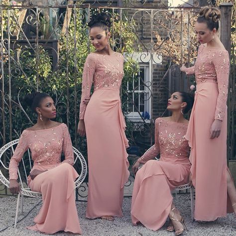 Virgos Lounge - Bridesmaid Edit Summer 2015 - Gala Dress 2 Long Sleeve Bridesmaid Dresses, Modest Bridesmaid Dresses With Sleeves, Bridesmaid Dresses Modest, African Bridesmaid Dresses, Long Sleeve Bridesmaid Dress, Bridesmaid Dresses Uk, Sell Dresses, Bridesmaid Dresses With Sleeves, Bridesmaid Attire