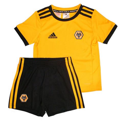 Cheap Wolverhampton Wanderers | Wolves | Home Football Shirt 18/19 Kids Wolves Football, Wolverhampton Wanderers, Premier League Football, 19 Kids, Wolf Shirt, Shirt Football, Football T Shirt, Wolverhampton, Football Kits