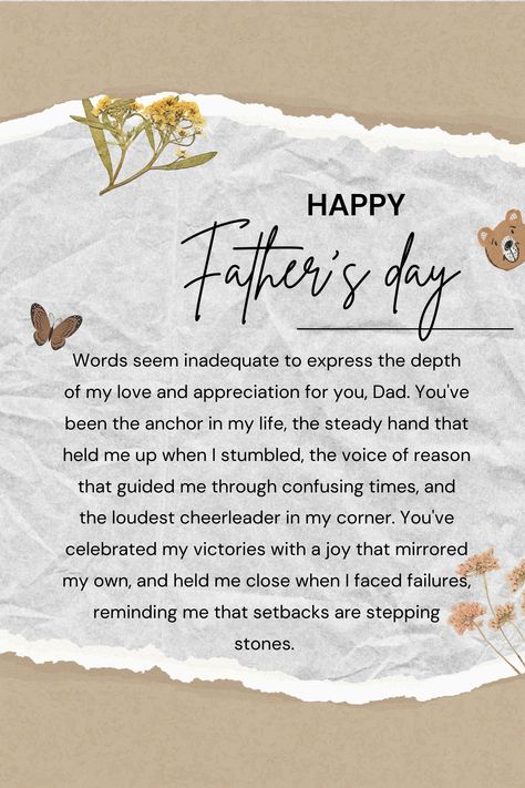 father's day quotes, father's day quotes from daughter, happy father's day to all dads quotes #happyfathersdayquotestohusband #fathersdayquotes  #happyfathersdayquotesfunny #fathersdaygreetingsmessagesfromwife #fathersdaymessages #fathersdaymessagesfunny #fathersdaytextmessages #messagesforfathersday #fathersdaymessagesfromdaughter #fathersdayinspirationalmessages  #fathersdaycardmessages #sweetfathersdaymessages #cutefathersdaymessages #fathersdaymessagesfromson #fathersdaysaying Happy Father Day Wishes, Happy Father's Day Quotes From Daughter, Happy Fathers Day Quotes From Daughter, Fathers Day Message From Daughter, Father's Day Quotes From Daughter, Dads Quotes, Happy Father's Day To All Dads, Happy Fathers Day Message, Happy Father's Day Wishes