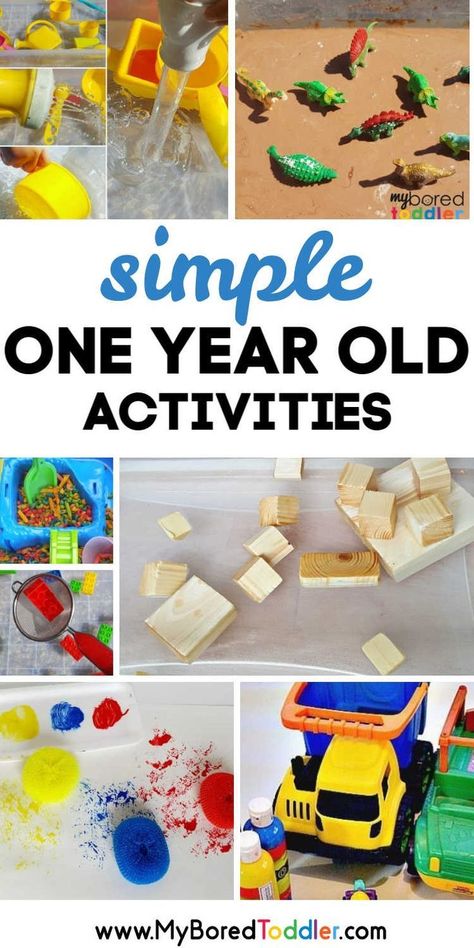 simple one year old activities - a collection of activities for 1 year olds - 1 year old sensory play, ones year old fine motor, 1 year old craft ideas #myboredtoddler #oneyearold #1yearold #oneyearoldactivity #oneyearoldactivities #1yearold #1yearoldactivity #toddleractivity #toddlersensoryplay #toddlerfun #toddleractivities #toddlermoms #toddlermums #toddlercrafts One Year Old Activities, Activities For One Year Olds, Nanning, Easy Toddler Activities, Baby Play Activities, Games Ideas, Easy Toddler, Easy Activities, Activities For Toddlers