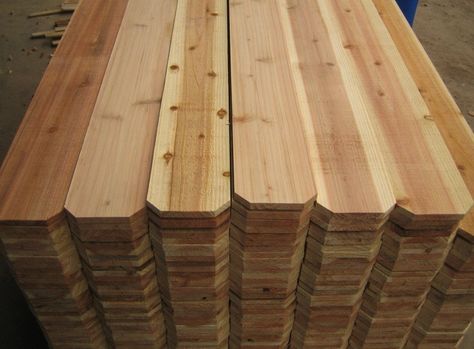 Could cedar dog ear fence pickets be the sauna builders' cost effective work around? | Saunatimes Dog Ear Fence, Cedar Fence Boards, Cedar Wood Fence, Building A Sauna, Wood Sauna, Cedar Fence Pickets, Sauna Diy, Fence Pickets, Cedar Boards