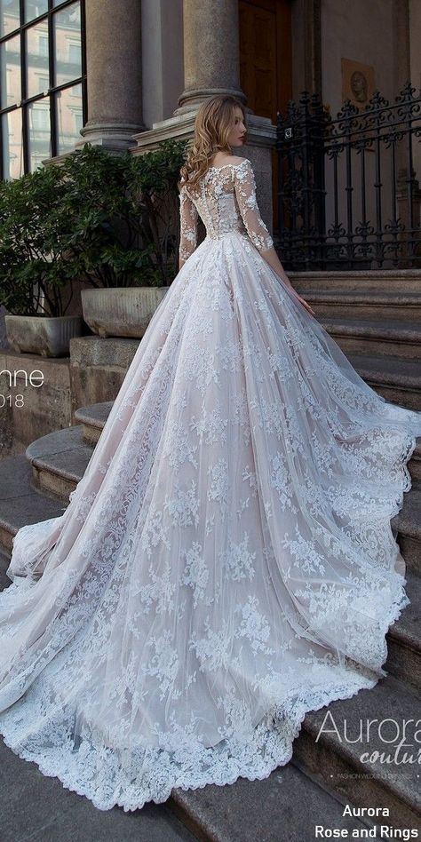 Traditional cinderella long sleeves lace wedding dresses LUSANNE #weddings #dresses #weddingdresses #weddingideas #beachweddings #rar #rosesandrings Wedding Dress Cinderella, Wedding Dresses Muslim, Long Sleeve Wedding Dress Lace, Lace Wedding Dresses, Princess Wedding Dresses, Princess Wedding, Best Wedding Dresses, Beautiful Wedding Dresses, Ball Gowns Wedding