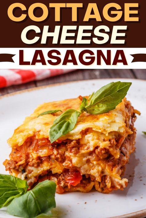 Lasagna Recipe Cottage Cheese, Easy Cheese Lasagna Recipe, Lasagna Crockpot, Cottage Cheese Lasagna Recipe, Lasagna Recipe With Cottage Cheese, Cottage Cheese Lasagna, Lasagna With Cottage Cheese, Instant Pot Spaghetti Recipe, Lasagna Easy