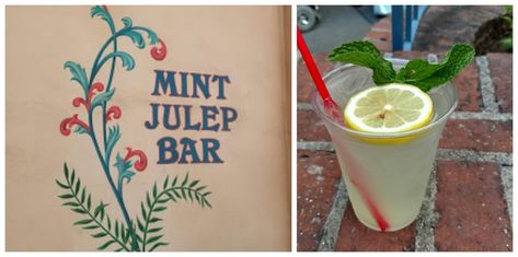 Mint Julep Recipe Disneyland, Mint Julip, Mint Julep Bar, Julep Recipe, Disney Foods, Mint Julep Recipe, Frozen Limeade, Disney Desserts, Disneyland Birthday