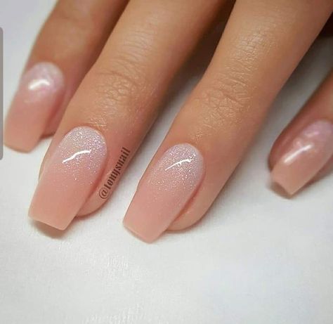 Types Of Nails Shapes, Wedding Nail Art Design, Unghie Sfumate, Tapered Square Nails, Tapered Square, Her Nails, Nail Art Wedding, Nagel Inspo, Glitter Ombre