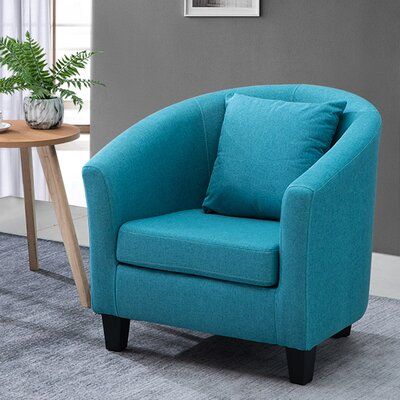 Diy Furniture Decor, Miniature Chair, Apartment Living Room Design, Single Sofa Chair, Living Room Sofa Design, Single Chair, Chair Upholstery, Single Sofa, Barrel Chair