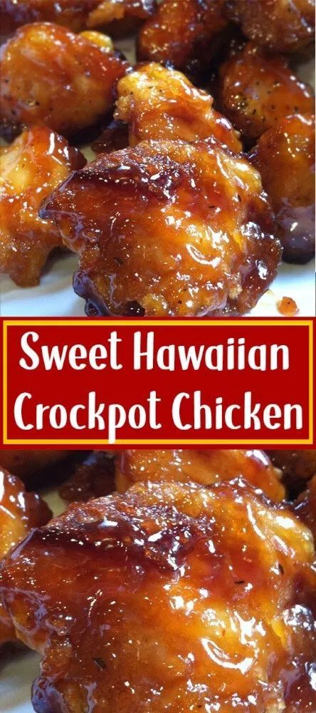 Hawaiian Crockpot Chicken, Hawaiian Crockpot, Crockpot Chicken Recipe, Sweet Hawaiian Crockpot Chicken Recipe, Crockpot Dishes, Chicken Slow Cooker Recipes, Deilig Mat, Crockpot Recipes Slow Cooker, Dinner Recipes Crockpot