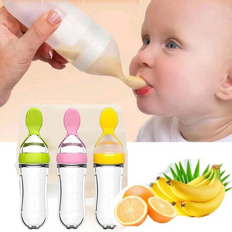 Baby Spoon Bottle Feeder Dropper Silicone Spoons for Feeding Medicine Kids Toddler Cutlery Utensils Children Accessories Newborn|Utensils| - AliExpress