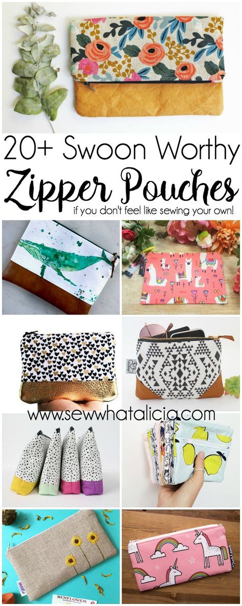 Sew Ins, Zipper Pouches, Beginner Sewing Projects Easy, Pouch Pattern, Sewing Projects For Beginners, Easy Sewing Projects, Love Sewing, Sewing Gifts, I Love A